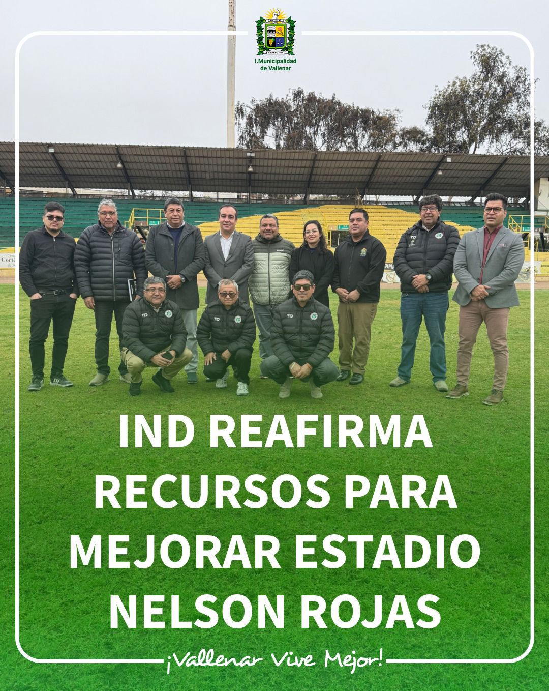 IND REAFIRMA RECURSOS PARA MEJORAR ESTADIO NELSÓN ROJAS - I ...