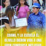 COANIL Y LA ESCUELA EL OLIVILLO DIERON VIDA A UNA GRAN COMPARSA INCLUSIVA