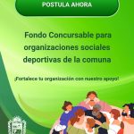 FONDO CONCURSABLE PARA ORGANIZACIONES SOCIALES DEPORTIVAS DE LA COMUNA