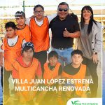 VILLA JUAN LÓPEZ ESTRENA MULTICANCHA RENOVADA