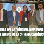 CHARLA DEL ASTRÓNOMO JOSE MAZA EN EL MARCO DE LA TERCERA FERIA CIENTÍFICA.