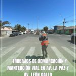 TRABAJOS DE DEMARCACIÓN Y MANTENCIÓN VIAL