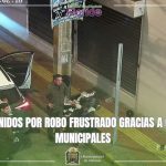 DOS DETENIDOS POR ROBO FRUSTRADO GRACIAS A CÁMARAS MUNICIPALES