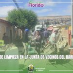 OPERATIVO DE LIMPIEZA EN LA JUNTA DE VECINOS DEL BARRIO YUNGAY