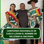 CAMPEONES REGIONALES DE CUECA LLEVAN EL NOMBRE DE VALLENAR AL NACIONAL