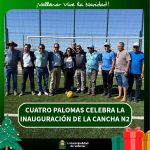 SE INAUGURA CANCHA SINTÉTICA N°2 EN 4 PALOMAS