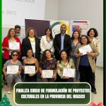 FINALIZA CURSO DE FORMULACIÓN DE PROYECTOS CULTURALES EN LA PROVINCIA DEL HUASCO