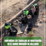 CONTINÚAN LOS TRABAJOS DE MANTENCIÓN EN EL PASEO RIBEREÑO